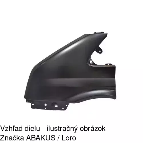 Predný blatník 324801 /POLCAR/ - obr. 3