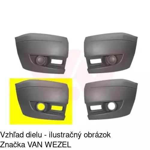Rámik nárazníka 3248181J /POLCAR/ - obr. 1