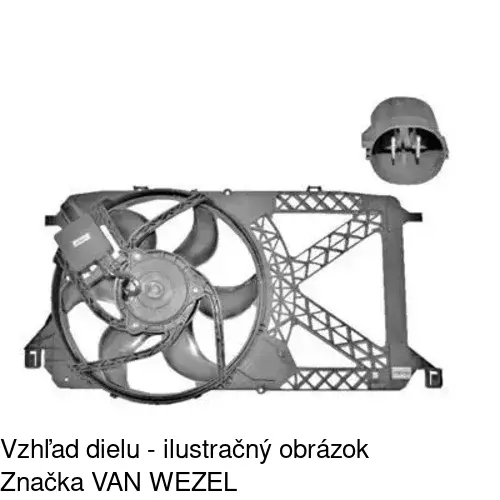 Ventilátory chladičov 324823W1 /POLCAR/ - obr. 3
