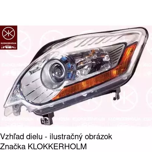 Hlavný reflektor POLCAR 3252101E