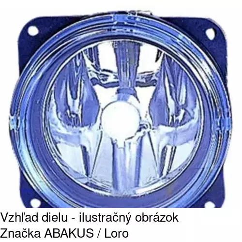 Hmlové svetlo - predné 325629-E /POLCAR/ - obr. 1