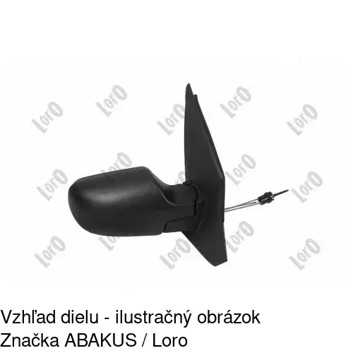 Vonkajšie zrkadlo 3257521M /POLCAR/ - obr. 1
