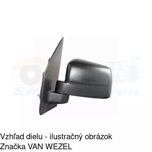 Vonkajšie zrkadlo 3259511M /POLCAR/ - obr. 2
