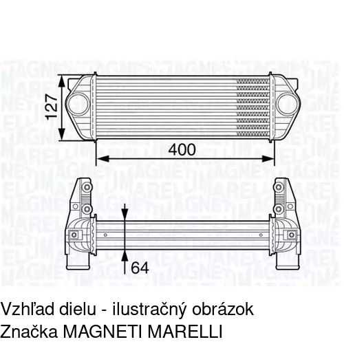 Chladiče vzduchu (Intercoolery) POLCAR 3259J81X