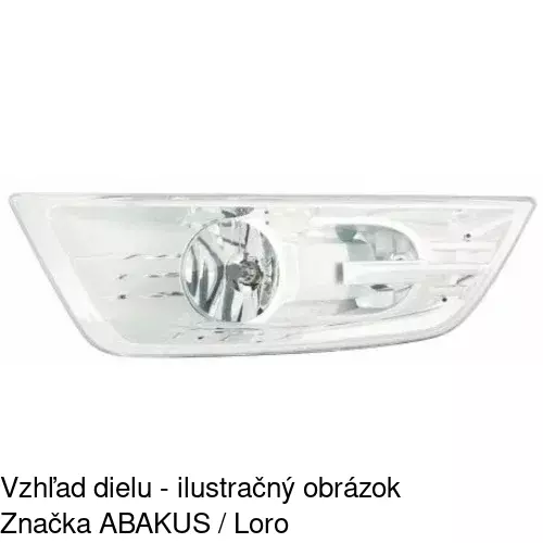 Hmlové svetlo - predné 327630-H /POLCAR/ - obr. 2