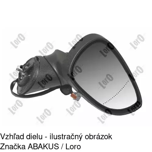 Rám vonkajšieho zrkadla 32B155TM /POLCAR/ - obr. 5