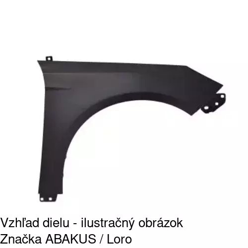 Predný blatník 32C102-J /POLCAR/ - obr. 2