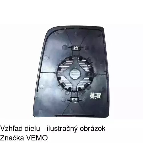 Sklo vonkajšieho zrkadla s držiakom 32N2544M /POLCAR/ - obr. 4