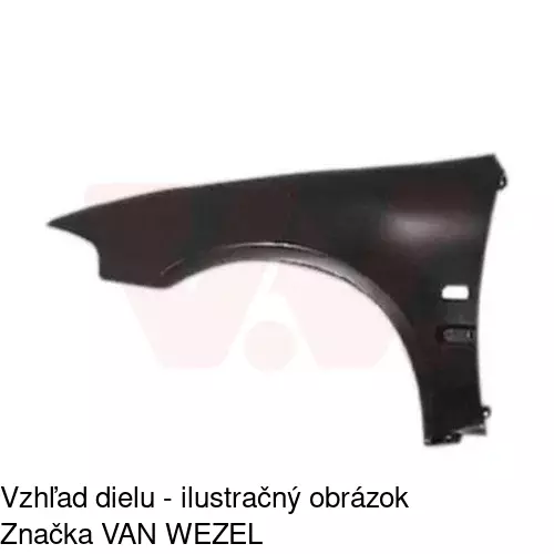 Predný blatník 380802 /POLCAR/