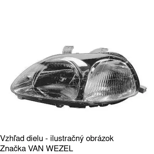 Hlavný reflektor 3810091E /POLCAR/ - obr. 4