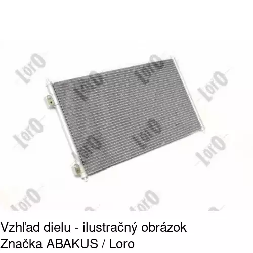 Chladiče klimatizácie 3825K8C3S /POLCAR/ - obr. 3