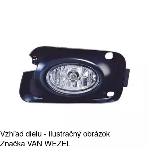 Hmlové svetlo - predné 383330-E /POLCAR/ - obr. 1