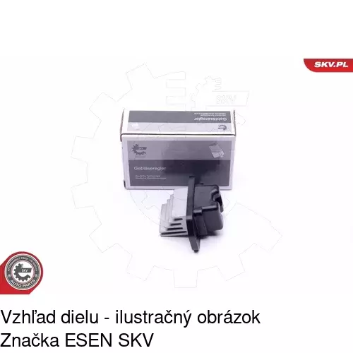 Ovládače klimatizácie 3833KST-1 /POLCAR/ - obr. 1