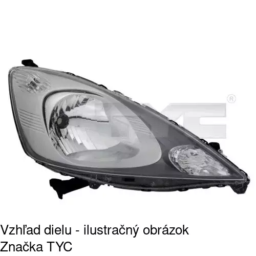 Hlavný reflektor POLCAR 383709-E