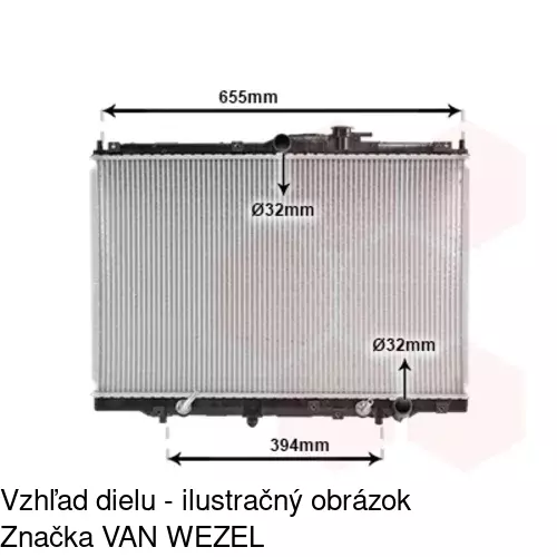 Chladiče vody 3860083K /POLCAR/ - obr. 3