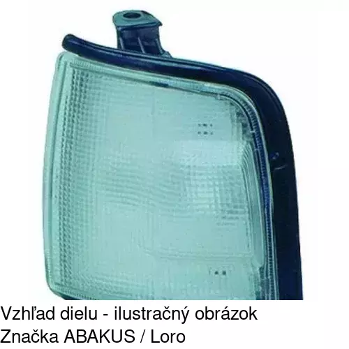 Obrysové svetlo POLCAR 3950196E
