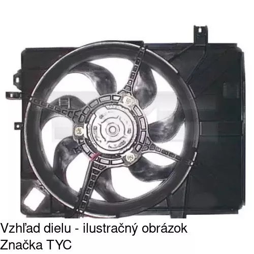 Ventilátory chladičov POLCAR 401323W1