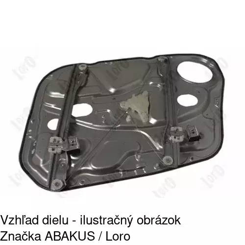 Mechanizmus sťahovania okna elektrický bez motora 4015PSG1E /POLCAR/ - obr. 2