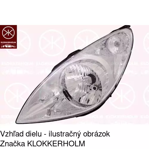 Hlavný reflektor 4017100E /POLCAR/ - obr. 2