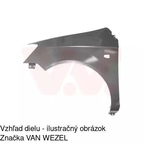 Predný blatník 404202 /POLCAR/ - obr. 2