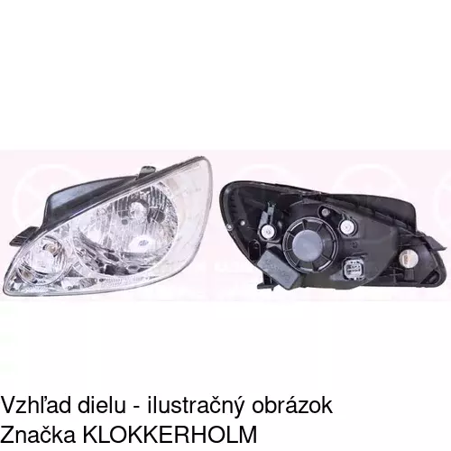 Hlavný reflektor 4044091E /POLCAR/ - obr. 1