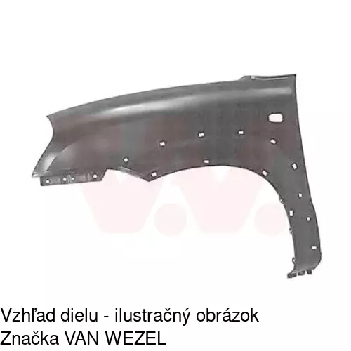 Predný blatník 404701-1 /POLCAR/ - obr. 1