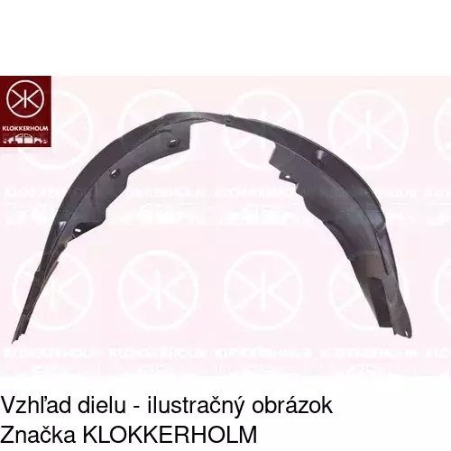 Podblatník (plast) 4048FL1T /POLCAR/
