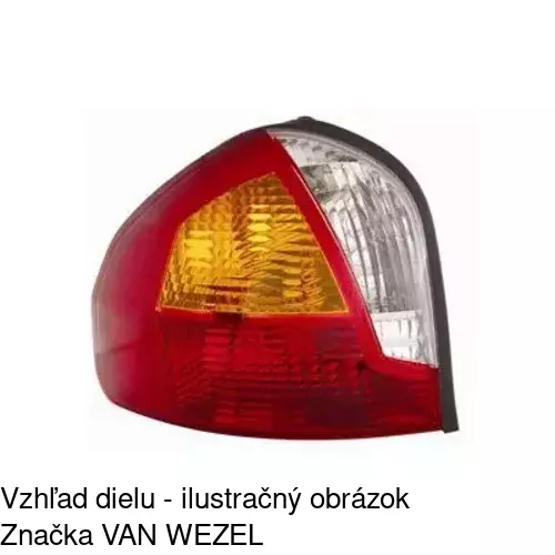 Zadné svetlo POLCAR 405087-E