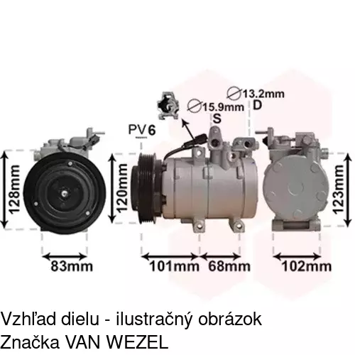 Kompresor AC 4050KS1X /POLCAR/ - obr. 5