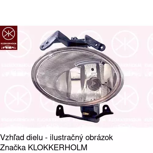 Hmlové svetlo - predné 405129-E /POLCAR/ - obr. 1