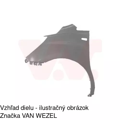 Predný blatník POLCAR 406401