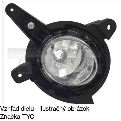 Hmlové svetlo - predné POLCAR 4103303E