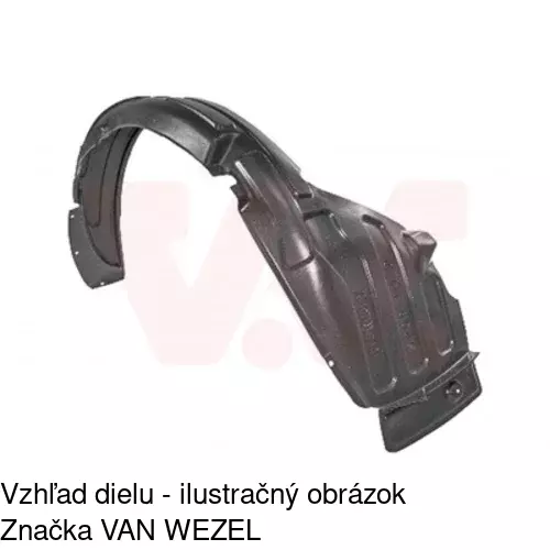 Podblatník (plast) 4104FP1T /POLCAR/ - obr. 1