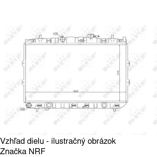 Chladiče vody POLCAR 411308-K