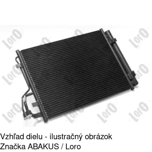 Chladiče klimatizácie 4114K8C2S /POLCAR/ - obr. 1
