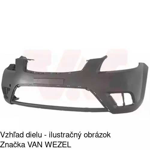 Predný nárazník POLCAR 411707-1