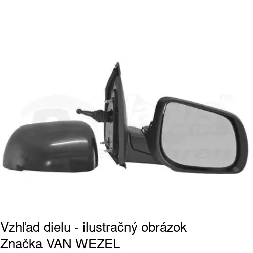 Vonkajšie zrkadlo 41A1522M /POLCAR/ - obr. 1