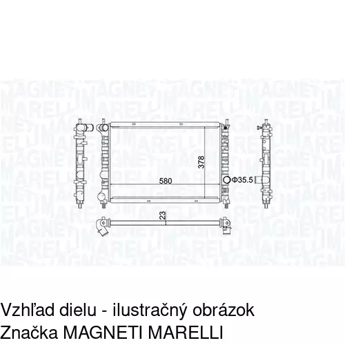 Chladiče vody POLCAR 421108-4