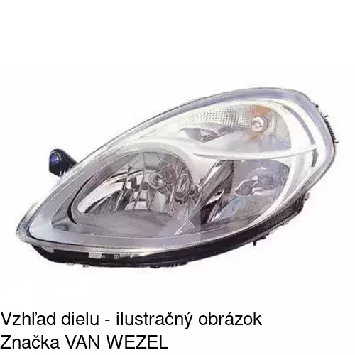 Hlavný reflektor 42A109-U /POLCAR/ - obr. 4