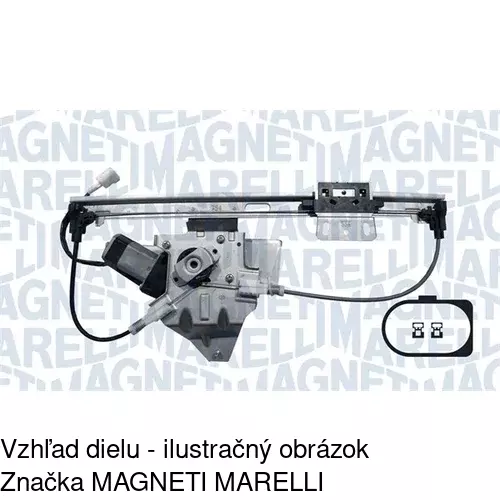 Elektrický mechanizmus okna dverí 4311PSE3 /POLCAR/ - obr. 2
