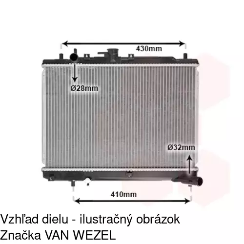 Chladiče vody 4501081K /POLCAR/ - obr. 1