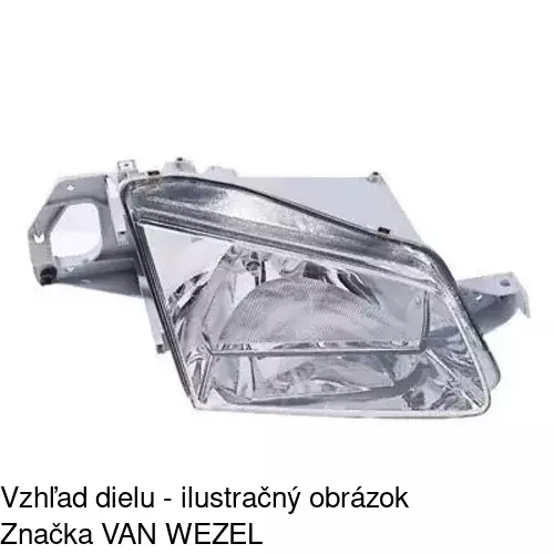 Hlavný reflektor 450910-E /POLCAR/ - obr. 3