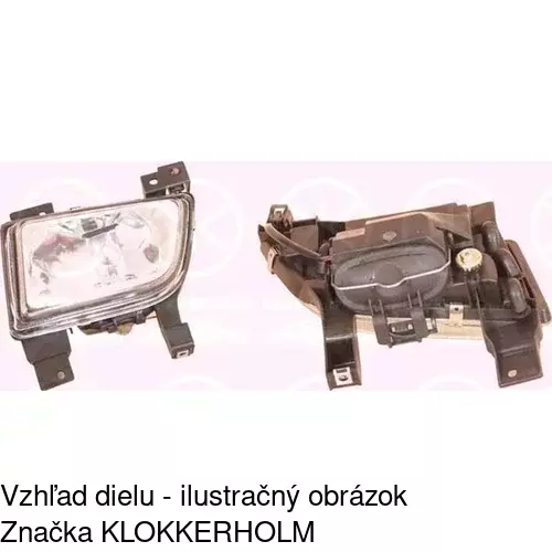 Hmlové svetlo - predné 4509290E /POLCAR/ - obr. 1
