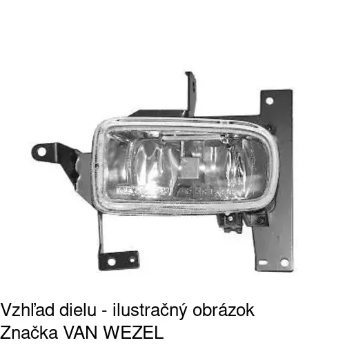 Hmlové svetlo - predné 4517291E /POLCAR/ - obr. 3