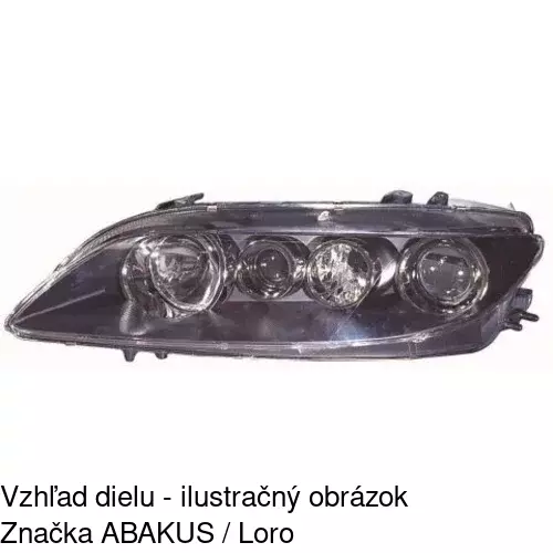 Hlavný reflektor 4519095E /POLCAR/ - obr. 3