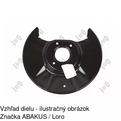 Brzdovy štít 4519OT-5 /POLCAR/ - obr. 1