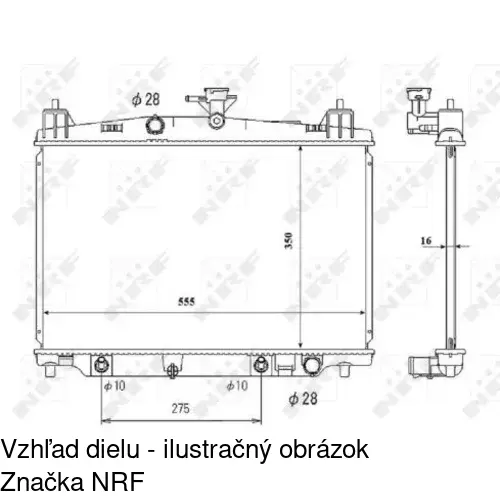 Chladiče vody POLCAR 453308-3