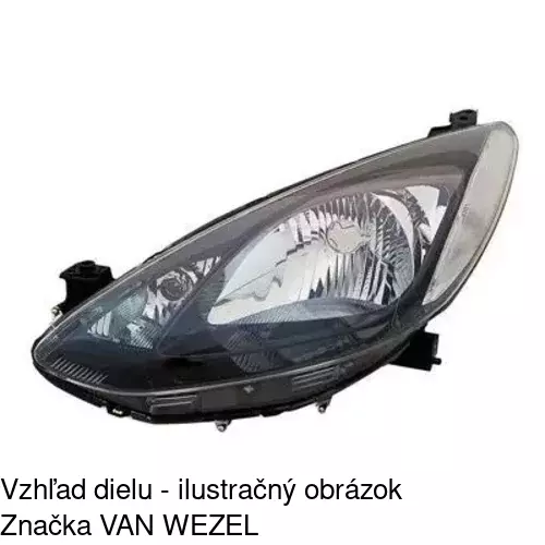 Hlavný reflektor 4533091E /POLCAR/ - obr. 3