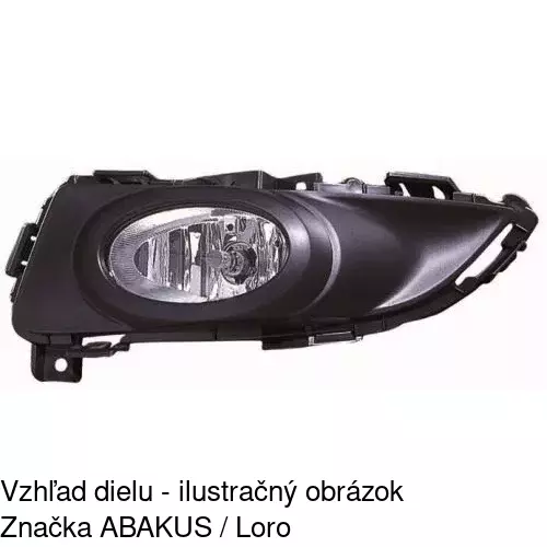 Hmlové svetlo - predné 4541290E /POLCAR/ - obr. 2