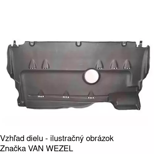 Kryt motora 454134-7 /POLCAR/ - obr. 1